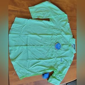 Columbia Tamiami II Long Sleeve Shirt- Men's 1X, Green